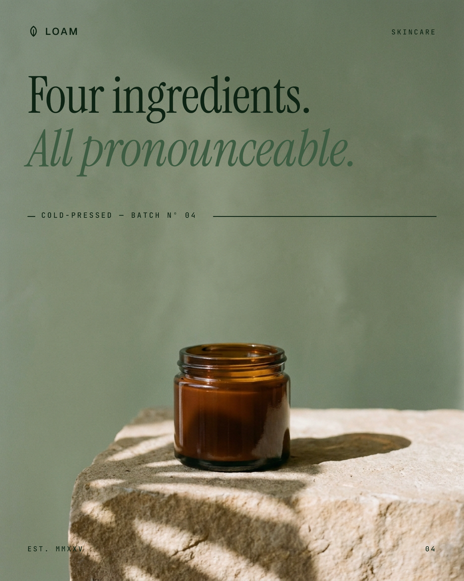 Generated brand post: Loam, skincare