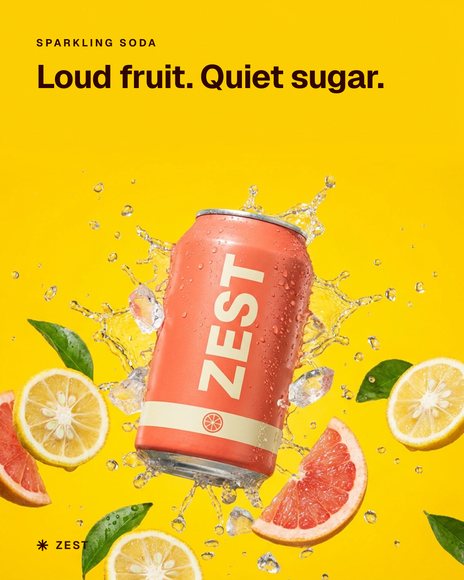 Generated brand post: Zest, sparkling soda